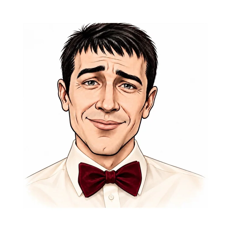 Portrait illustré de Serge Velours